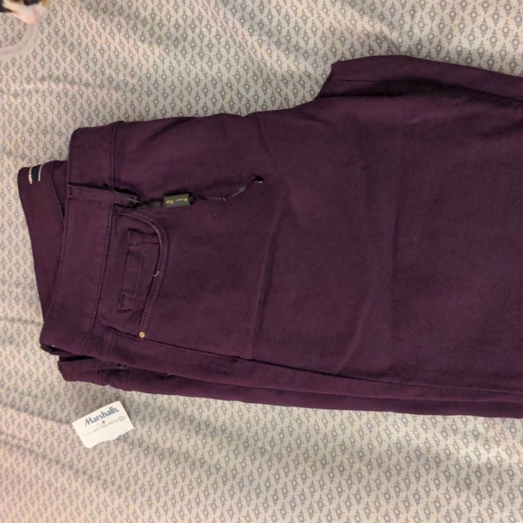 Purple pants brand massimo dutti size 8 skinny fit - Picture 2 of 2